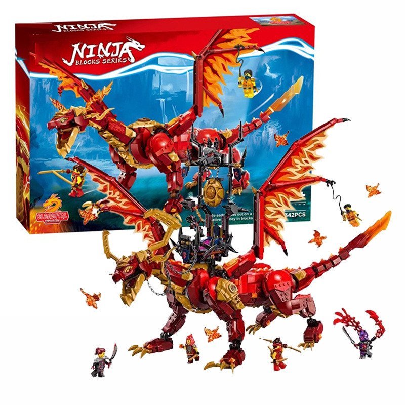 บล็อกตัวต่อของเล่น Yuanlong 71822 Series Phantom Ninja Lego เข้ากันได้กับประกอบอันทรงพลัง