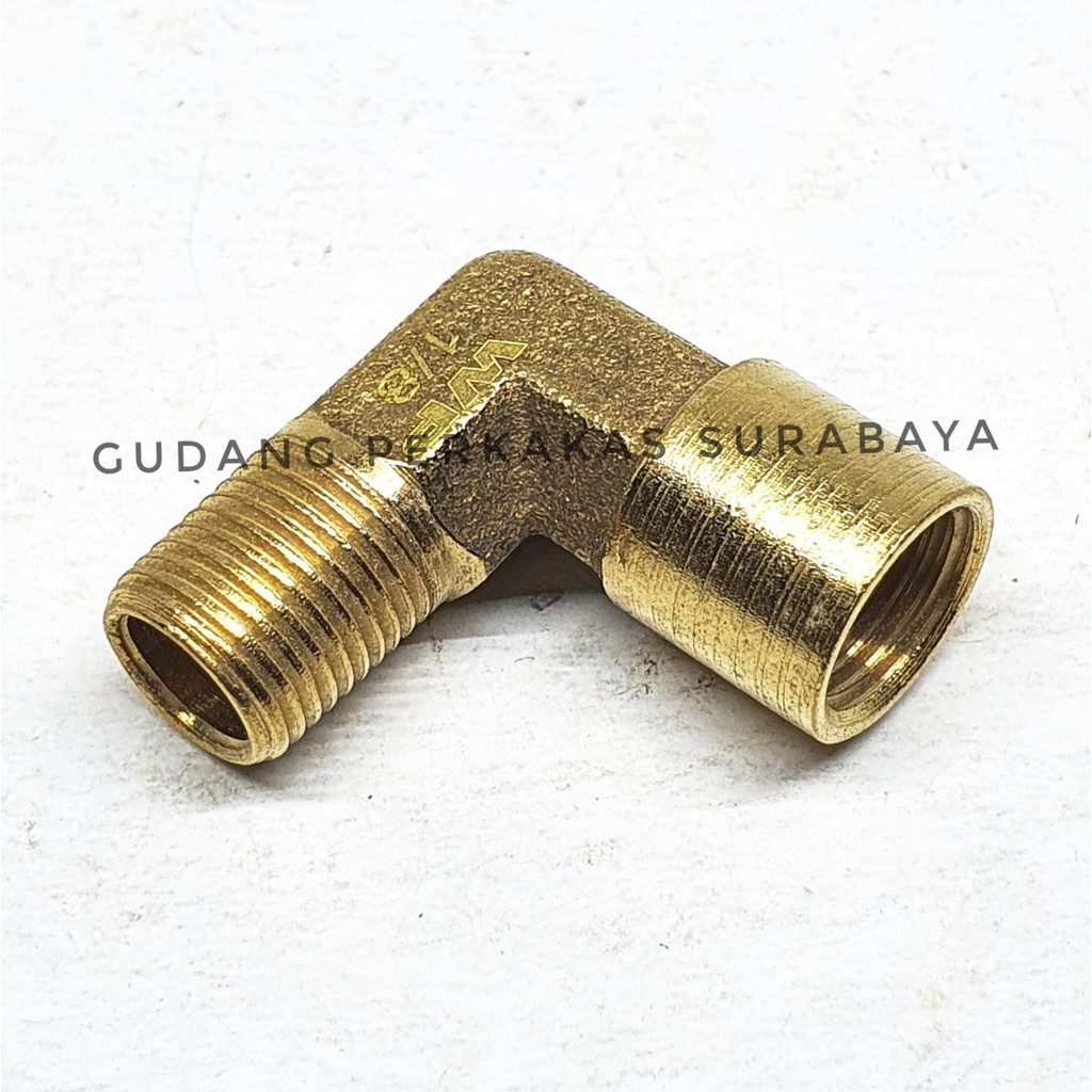 STREET ELBOW 1/8 x 1/8 KNEE OUTER THEAD x INNER THREAD PIPE CONNECTION 1/8 PIPE FITTING PIPE NEPEL