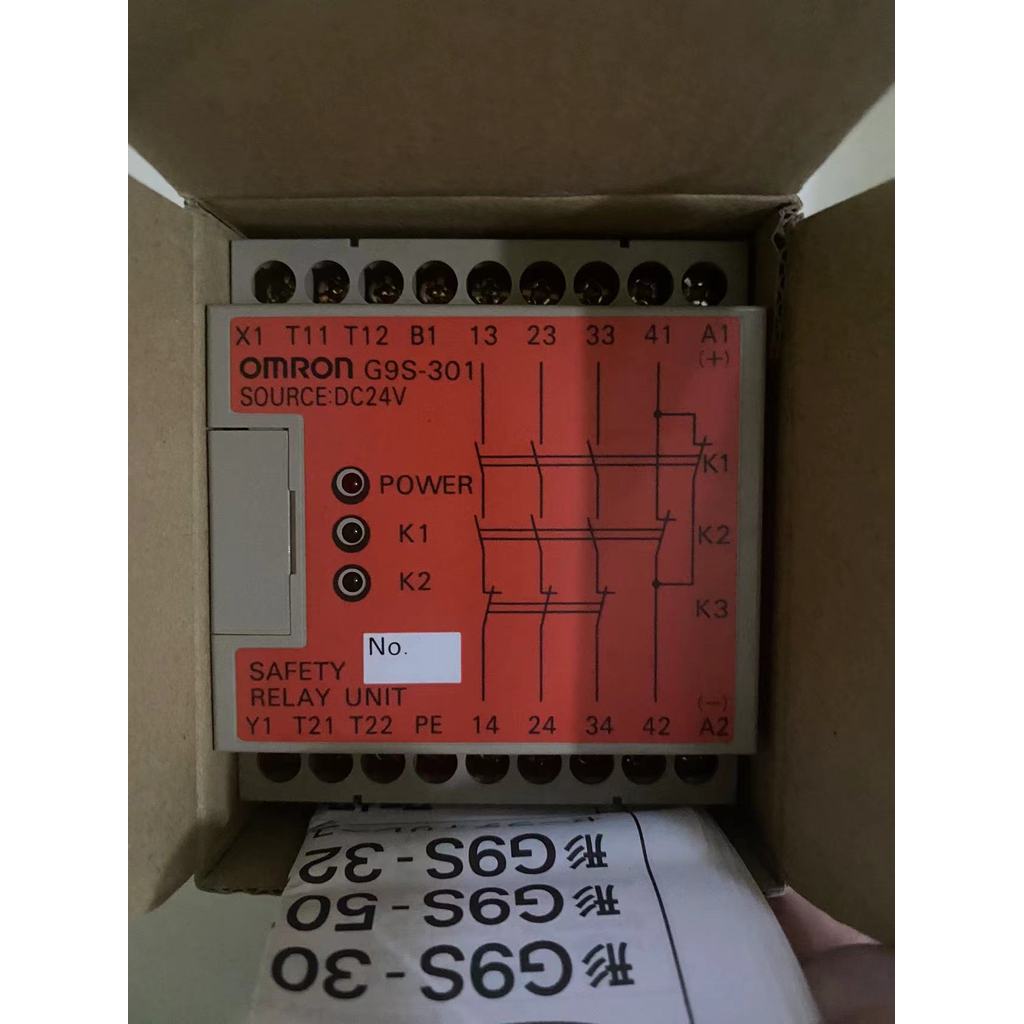 รีเลย์นิรภัย Omron ใหม่ล่าสุด G9S-301 DC24V G9SA-301 G9SA-501-321-T075