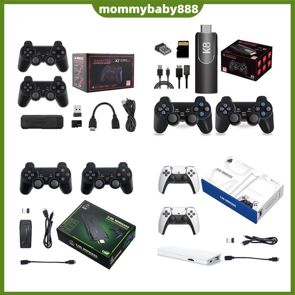Retro เกม Stick 50 Emulators ทีวีคอนโซลเกมมือถือ 20000 เกมคอนโทรลเลอร์ไร้สายสําหรับ PS1 N64 DC [Momm
