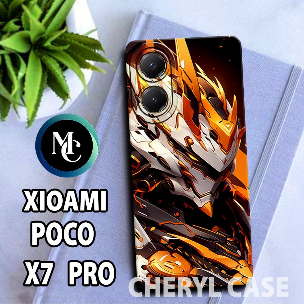 เคสยางสําหรับ Xiaomi Poco X7 PRO/CC36/ GUNDAM Motif/เคส/เคส poco X7 PRO/softcase poco X7 PRO