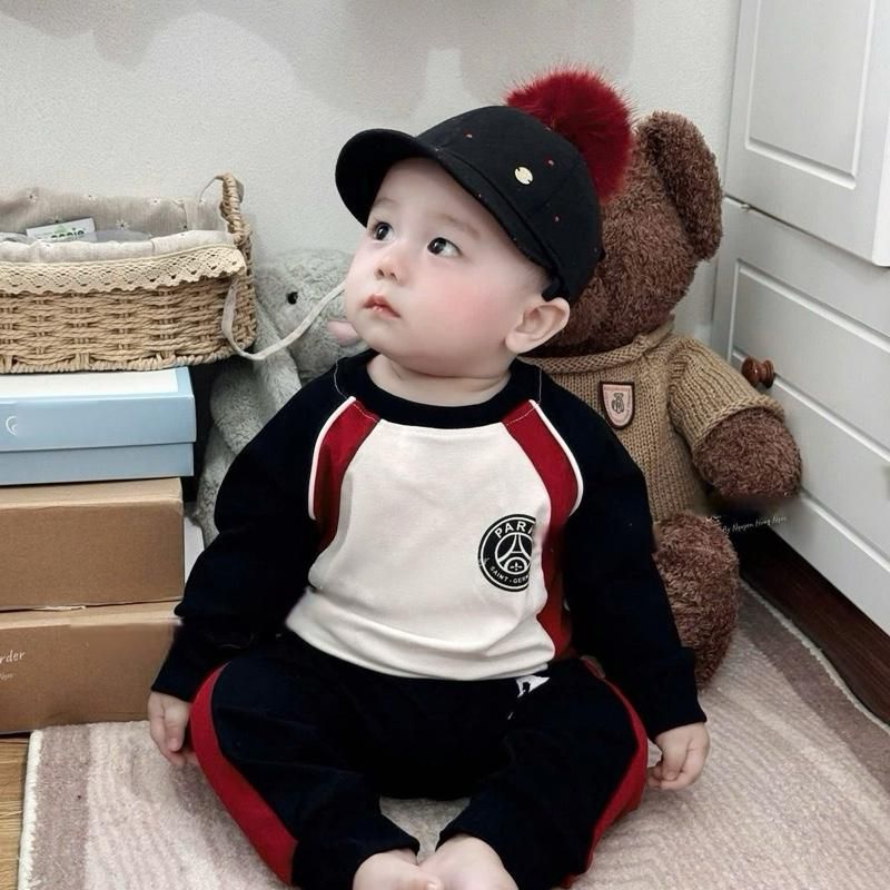 [ElephantBaby] (VNTK) JD Autumn Winter Set Long Sleeve Cotton Bozip Sports คละสีสําหรับเด็กผู้ชาย - 