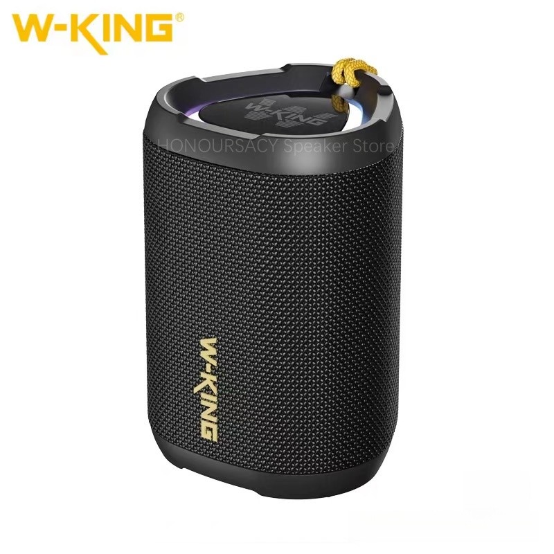 ใหม่ W-KING 15W Super Bass Power IP67 กันน้ํากลางแจ้งลําโพงบลูทูธไร้สาย TWS Shocking คอลัมน์เสียงสเต