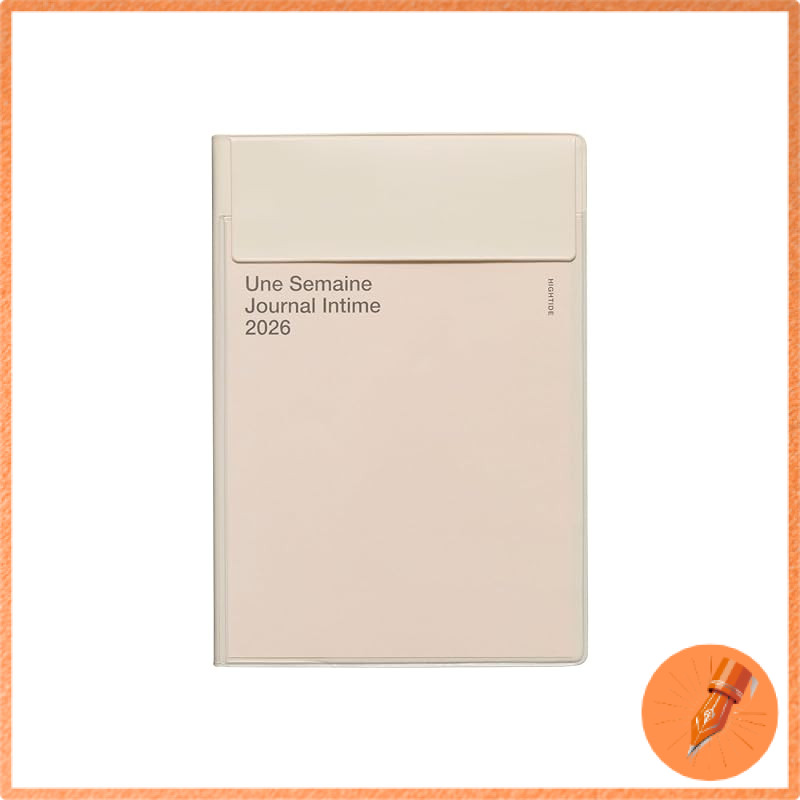 Weekly Planner B6 2026 High Tide Iris Starting October 2025