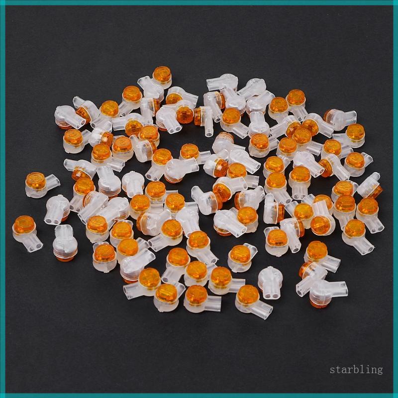 Star 100 ชิ้น UY2 K2 Connector Grease Filling Butt Wire Line Terminal Connector