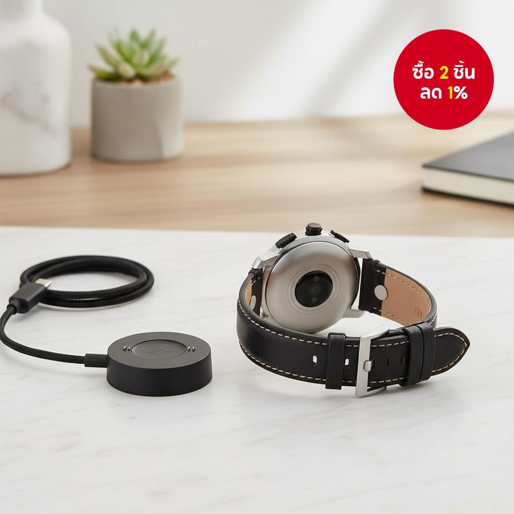 สายชาร์จ USB 1M สําหรับ Fossil Gen 6/Fossil Gen 5/Fossil Gen SE/Fossil Gen 4/Fossil Sport แท่นชาร์จส