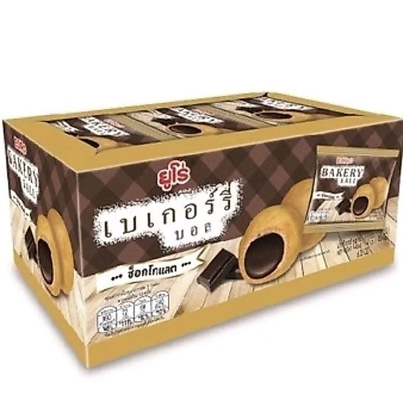 📌📌📌ยูโร่เยเกอร์บอลรสช็อกโกแลต🍫🍫🍫1กล่องมี12ซอง