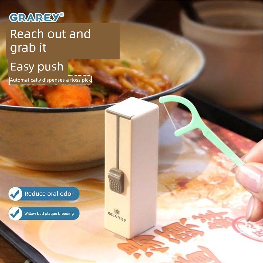 ไหมขัดฟัน dental floss GRAREY GRAREY Mint Multi-Effect Care ไหมขัดฟัน 300 อัพเกรด Double Thread ทําค