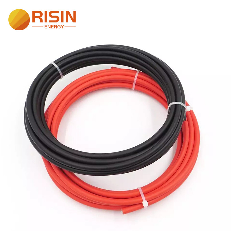 Risin 15 เมตร PV สายพลังงานแสงอาทิตย์สายไฟ 1000V 2pfg 1169 สายทองแดงบริสุทธิ์เส้น
