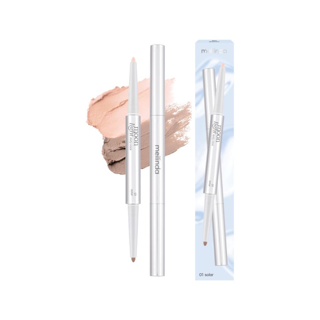 💟ของแท้ | ส่งเร็ว💟 ดอลลี่อาย 2in1 ใช้งานง่าย เนื้อนุ่ม สีชัด เบลนด์ง่าย ติดทน Meilinda Moonlight Dolly Stick (MC3139)