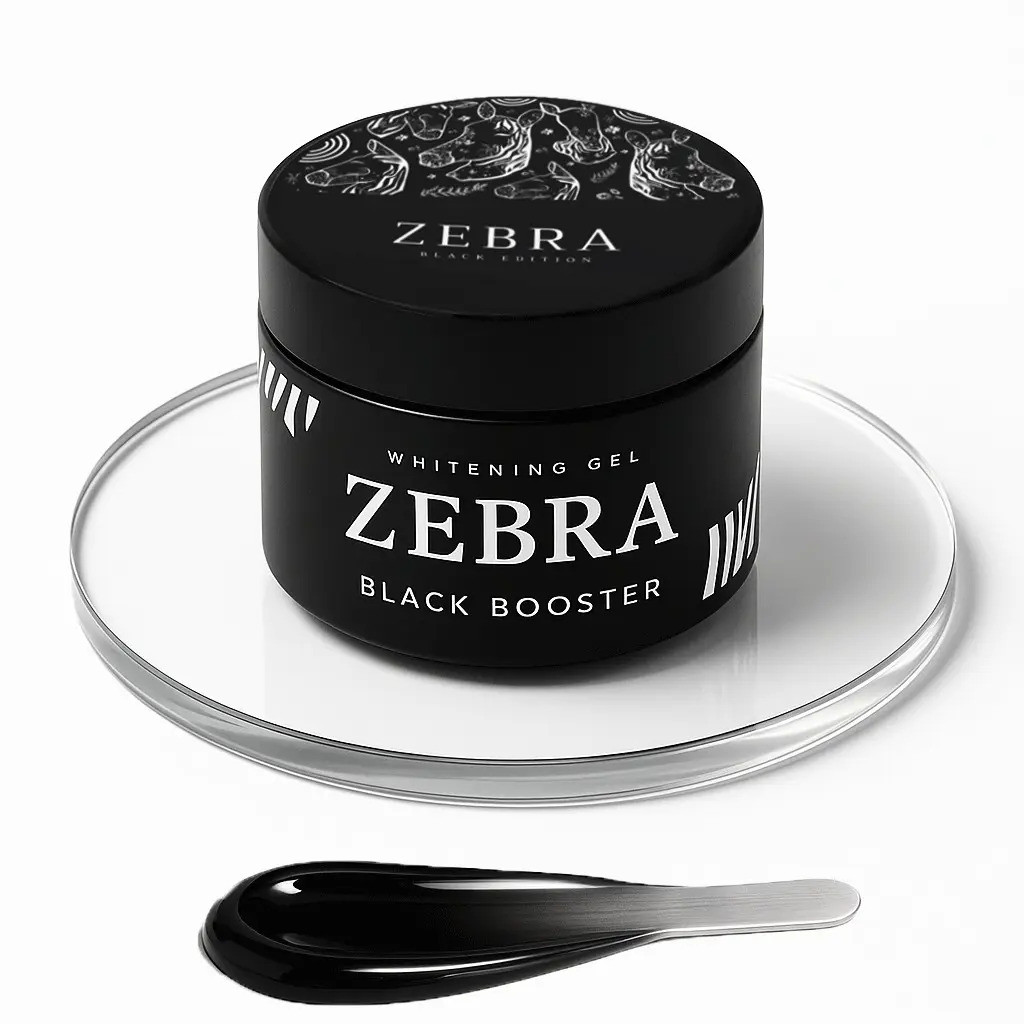 ZEBRA WHITENING BLACK BOOSTER GEL ซีบร้า ไวท์เทนนิ่ง แบล็ค บูสเตอร์ เจล