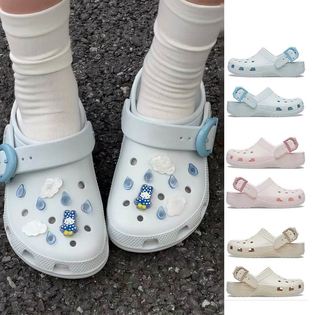 Wakai รองเท้าแตะกันน้ําสําหรับบุรุษและสตรี Cr0s Baya band Clogs ต้นฉบับสบาย