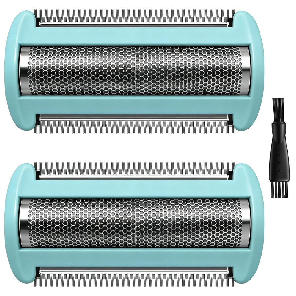 หัวฟอยล์โกนหนวดทดแทนสําหรับ Philips Norelco Body Groomer Series BG5000, BG7000, BG9000, สีเขียวอ่อน,