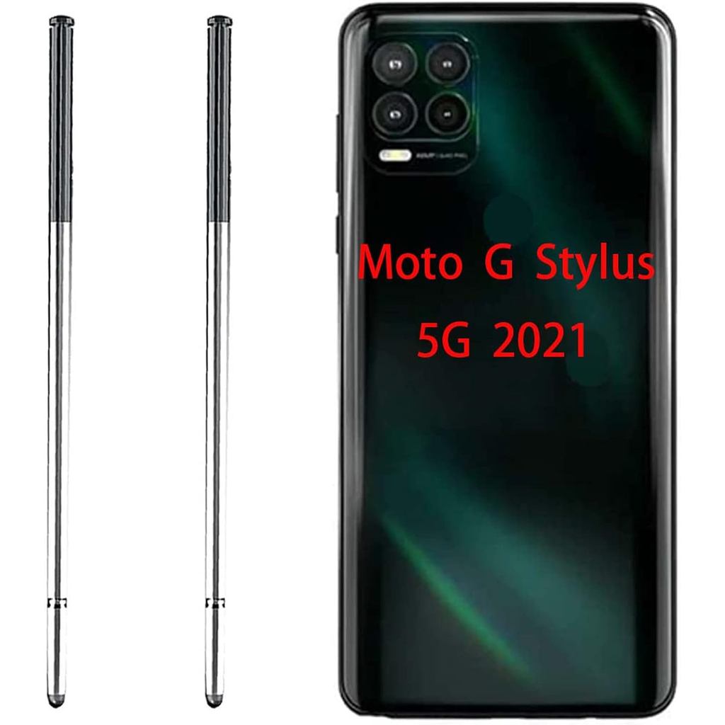2 แพ็คสําหรับ Moto G Stylus 5G (2021) ปากกาสไตลัสสําหรับ Motorola Moto G Stylus 5G (2021) XT2131 ทั้