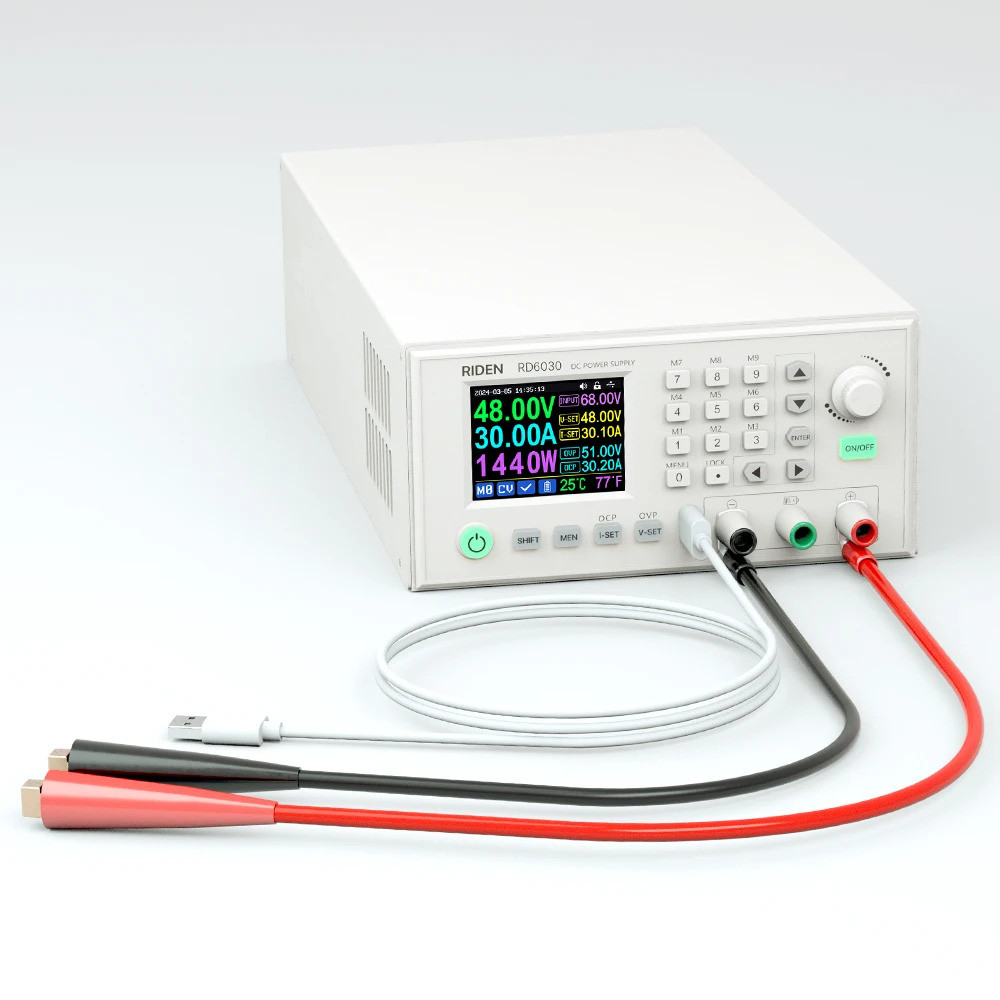 ส่วนลดขายร้อน 1440W RD RD6030 ประกอบชุด 60V 30A USB AC to DC ปรับ Digital Control Lab Variable Charg