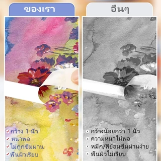 เทปย่น Masking Tape เทปกระดาษกาวย่น เทปหนังไก่ 12/18/24/36/48มม 16หลา ฉีกได้ เขียนได้ บังพ่นสี ทาสี