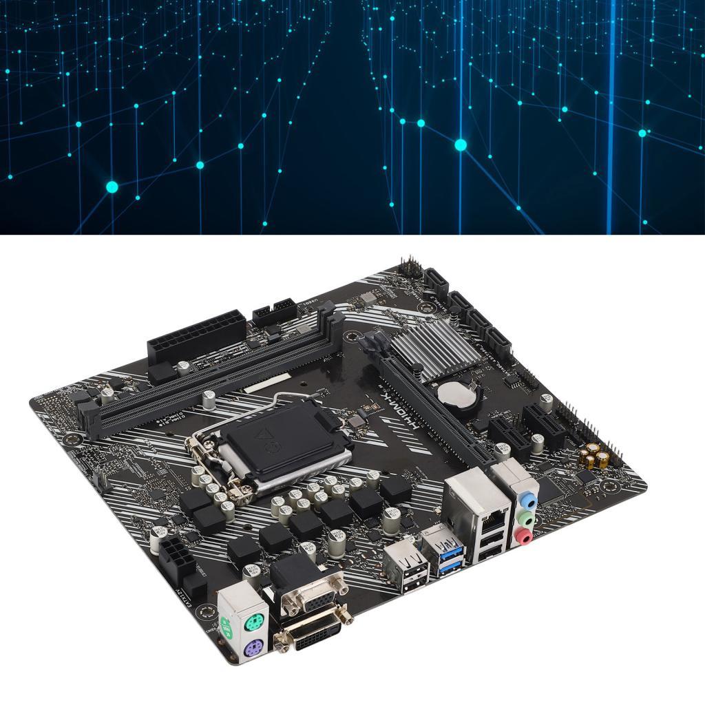 Vivivins PRIME H410M K เดสก์ท็อปเมนบอร์ด PC รองรับ LGA 1200 DIMM Slot DDR4 X 2 PCI E 3.0 M ATX สําหร