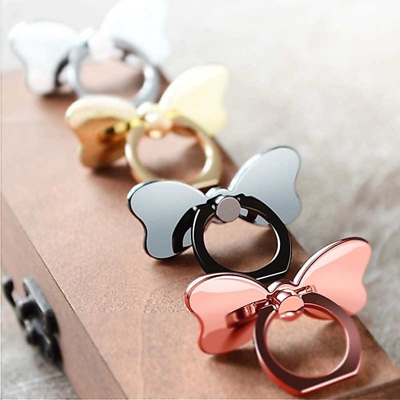 Pzoz ผู้ถือแหวนนิ้วสําหรับ iPhone xiaomi ผู้ถือแบบพกพาที่ถอดออกได้ grip ขาตั้งโลหะโทรศัพท์มือถือผู้ถือซ็อกเก็ตแหวนนิ้ว