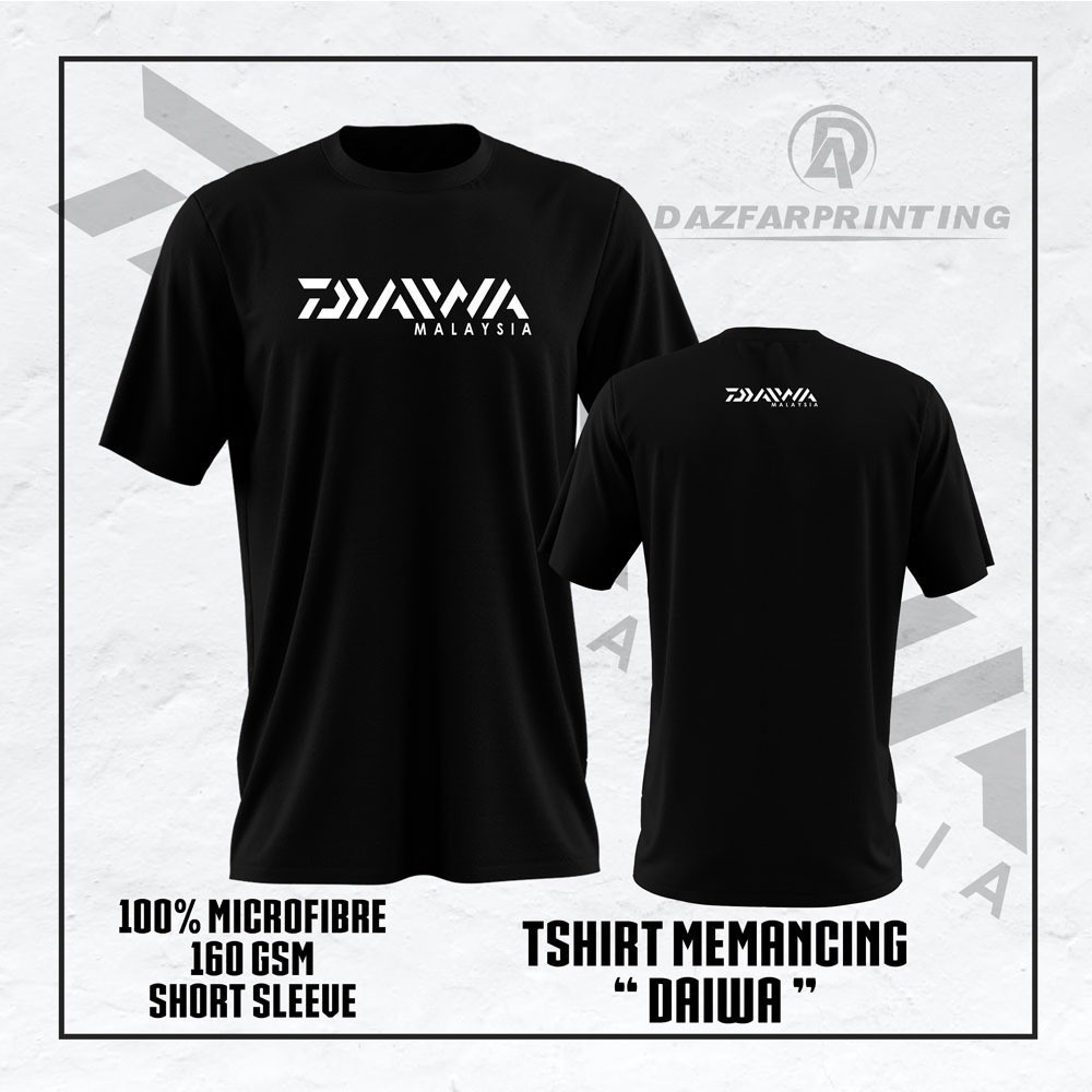 แฟชั่น 2026 DAlWA เสื้อยืด Memancing Fishing เสื้อยืดแขนสั้น