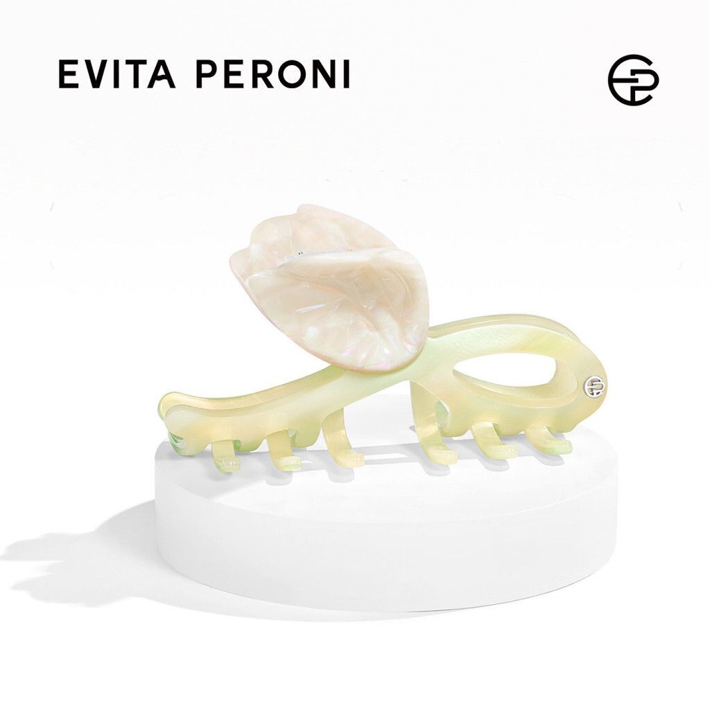 EVITA PERONI "Afton Tulips" Series คลิปฉลามใหญ่ กิ๊บติดผมคุณภาพสูง Klip Rahang เครื่องประดับผม