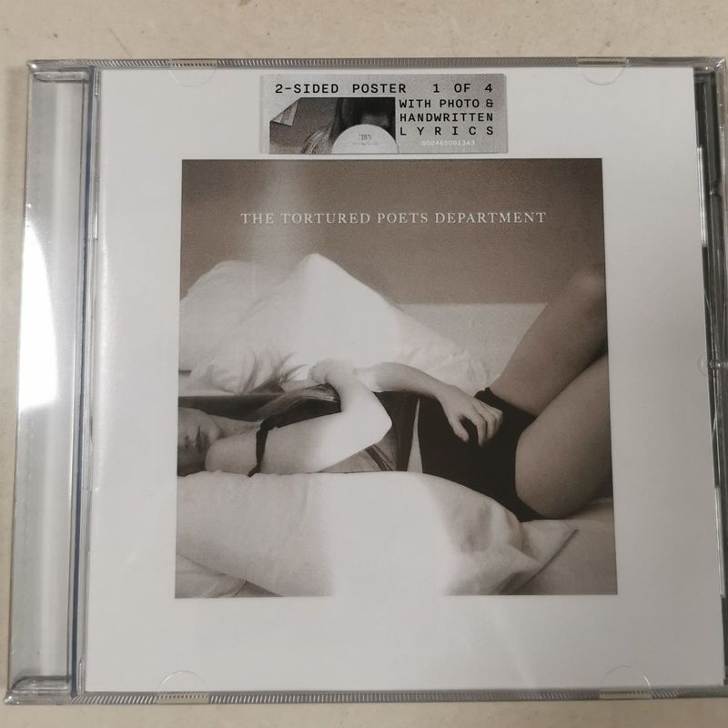 Taylor Swift Taylor Swift TTPD CD พร้อมโปสเตอร์ 7.7t