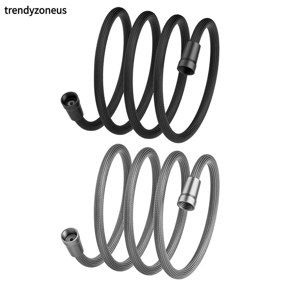 TRENDYZONEUS 1.5/2 เมตรมือถือสายฝักบัว, Anti Winding Universal Interface Shower Tube, มีประโยชน์ยืดห