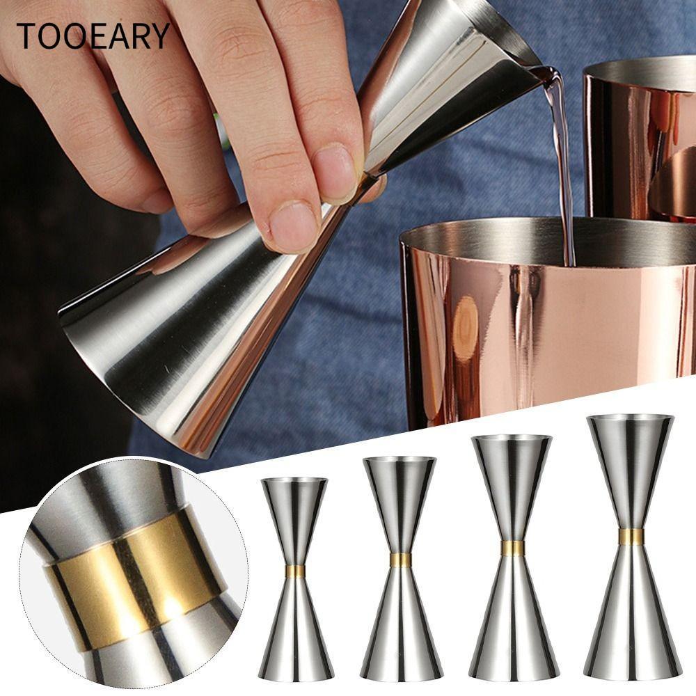 TAINAKARITSU Double Didi Jigger, OZ/ML Stainless Steel Bar วัด Jigger, การวัดร้อนภายใน Shot Bar Jigg