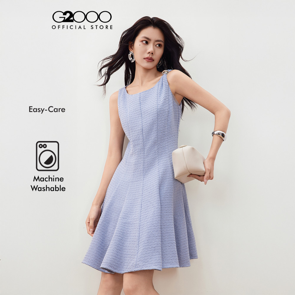 G2000 เดรสสำหรับผู้หญิง ทรง Fit & Flare Shape รุ่น 5623226673 BLUE