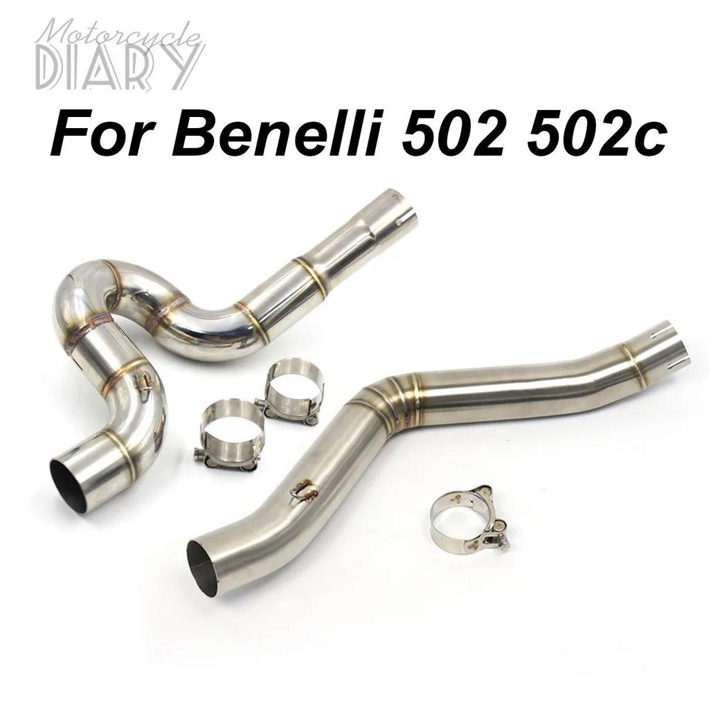 EM TRK502 TRK 502 2016 2017 2018 สําหรับ Benelli 502C 502X 51 มม.ไอเสียรถจักรยานยนต์หนี Moto Racing 