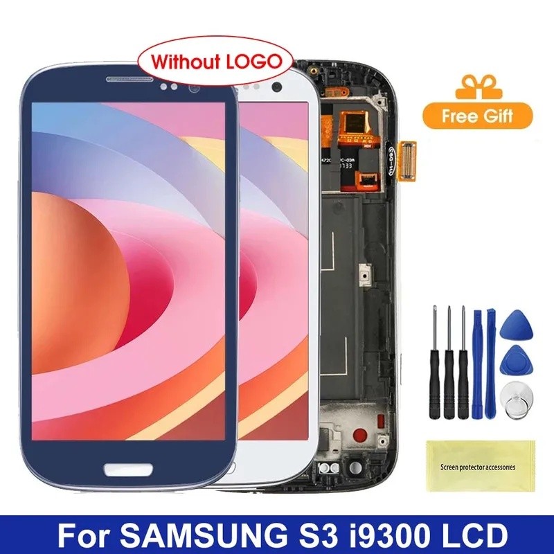 S3 I9300 จอแสดงผล,สําหรับ Samsung Galaxy S3 i9300 i9300i จอแสดงผล Lcd Touch Screen Digitizer เปลี่ยน