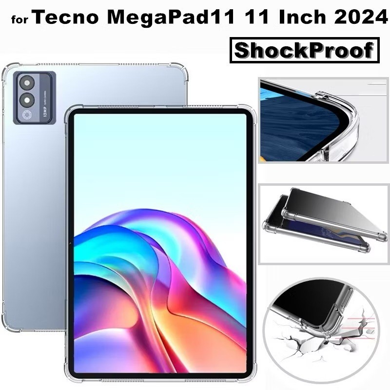 สําหรับ Mega Pad 11 11.0 2024 MegaPad SE 11.0 Mega Pro 12.0 โปร่งใสใสนุ่มกันกระแทก