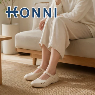 KONNI รองเท้าแมรี่เจน ฟีลบัลเล่ต์บัลใจ ใส่สบายานิ่ม EVA รองเท้าใส่ในบ้าน รองเท้าแตะหัวโตผู้หญิง
