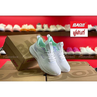 Baoji BJW 823 รองเท้าผ้าใบบาโอจิ รองเท้าผ้าใบผู้หญิง ผูกเชือก ไซส์ 37-41ของแท้ สินค้าพร้อมส่ง