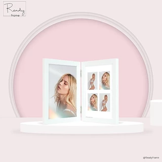 ReadyFrame I กรอบรูปคู่บานพับ ขนาด4x6นิ้ว กรอบรูปมินิมอลตกแต่งบ้าน Duo Photo Frame Size 4x6 Inch