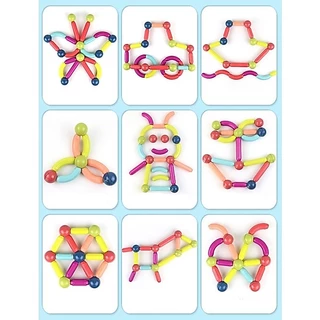 💥พร้อมส่ง💫บล็อคตัวต่อแม่เหล็ก 3D ของเล่นเด็ก เสริมทักษะ บล็อกตัวต่อแม่เหล็ก สร้างจินตนาการ เกมสมอง