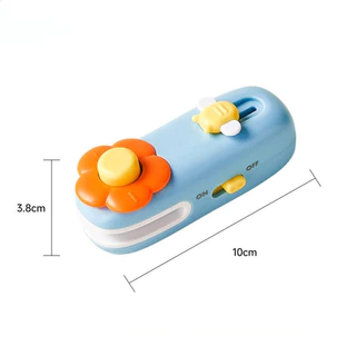 เครื่องซีลถุง 2in1 ชาร์จ USB มีใบมีดในตัว ซีลถุงพลาสติก ถนอมอาหาร กันชื้น ใช้งานง่าย พกพาสะดวก