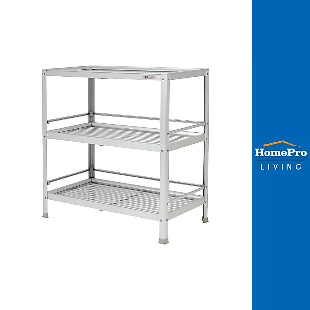 EKONO ชั้นคว่ำจาน M อะลูมิเนียม 3 ชั้น CA-03M จัดส่งโดย HomePro