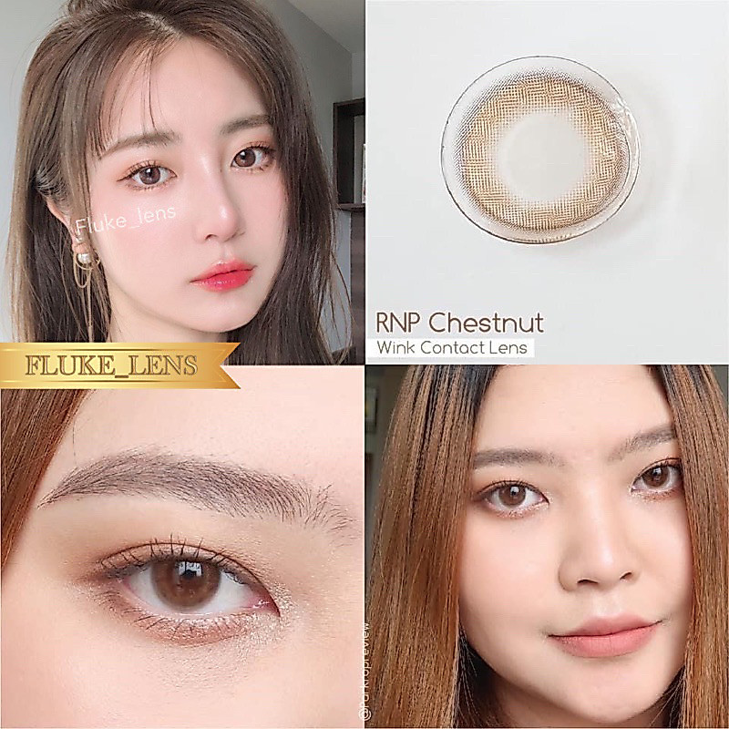 คอนแทคเลนส์ (มินิ) Rnp เลนส์กรองแสง แบรนด์ Wink ของแท้ รูปที่ 2
