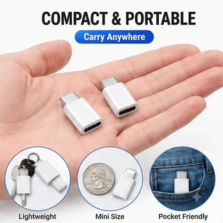 ⚡ Delivered from Bangkok ⚡อะแดปเตอร์แปลง USB C เป็น l-OS ชาร์จเร็ว IP ตัวผู้ เป็น Type C ตัวเมีย