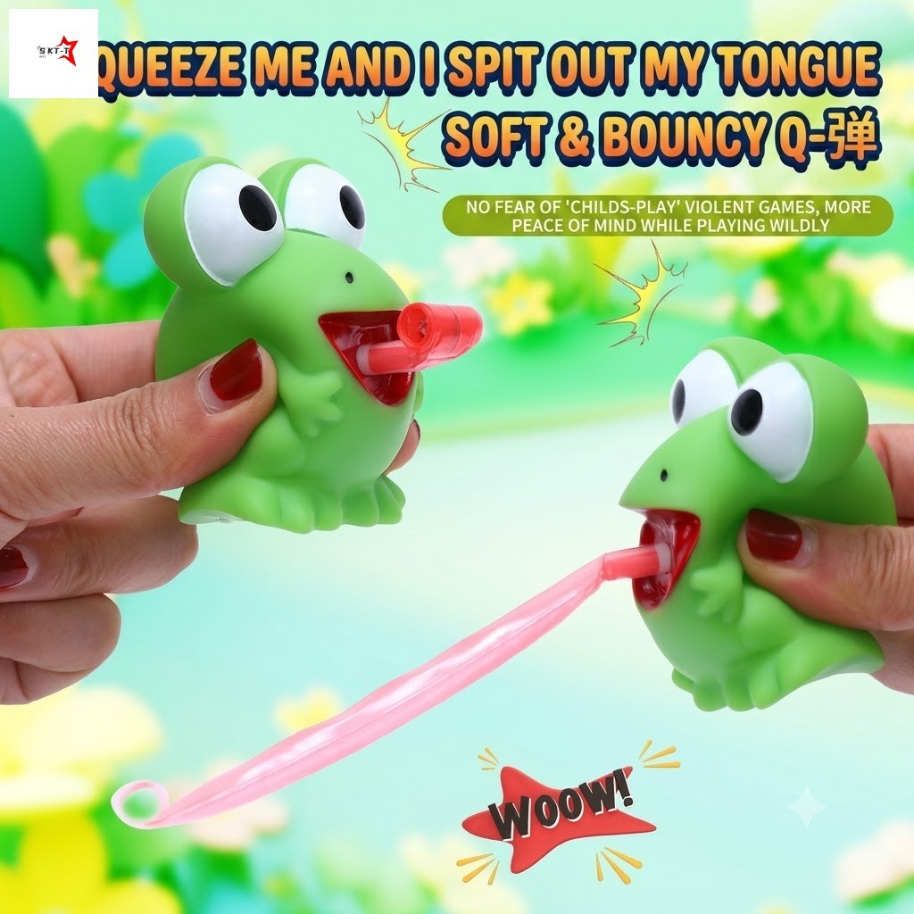 Tongues-Out ของเล่นบีบกบ – ของเล่นคลายเครียดแสนสนุก