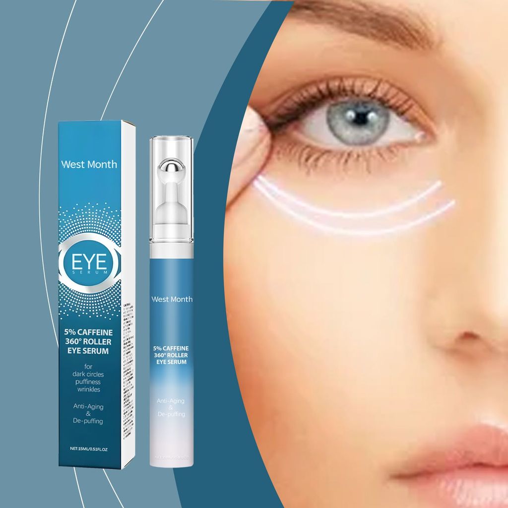 ขายร้อน#WEST MONTH Moisturizing Eye Cream Moisturizing Eye Skin Lines Shiny Skin Care Massage Eye Cr