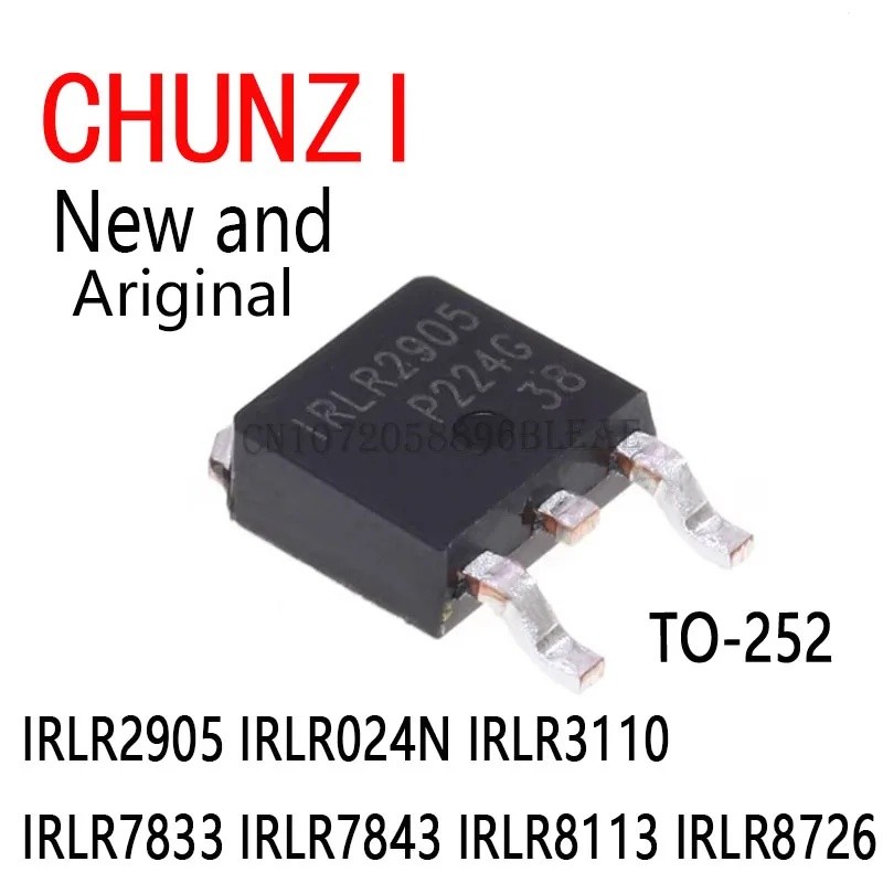 5PCS ใหม่และต้นฉบับ LR2905 LR024N LR8726 LR7833 LR7843 TO-252 IRLR2905 IRLR024N IRLR3110 IRLR7843 IR
