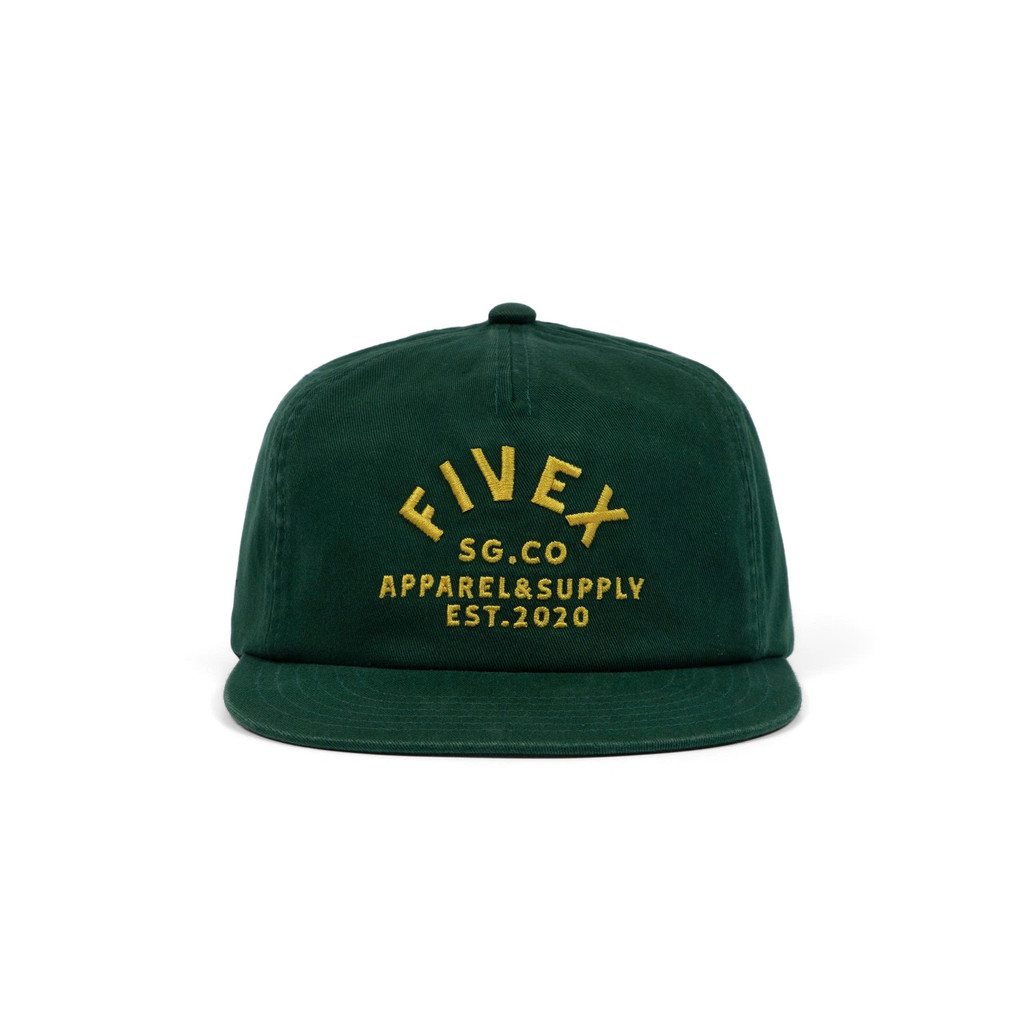 หมวก/หมวก FIVEX 5PANEL EVERGREEN