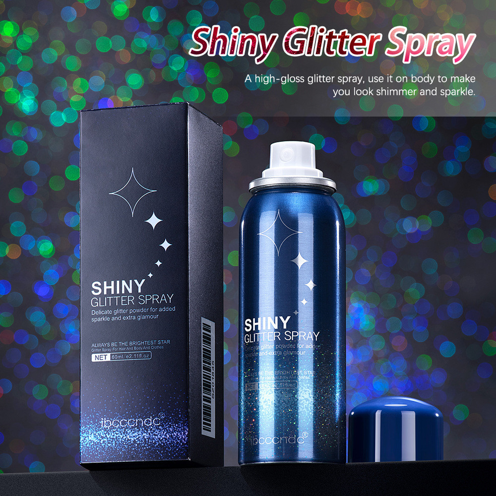 Ibcccn Glitter Spray ไนท์คลับปาร์ตี้ Starry Sky Galaxy Glitter Spray 60ml ความงาม WJG