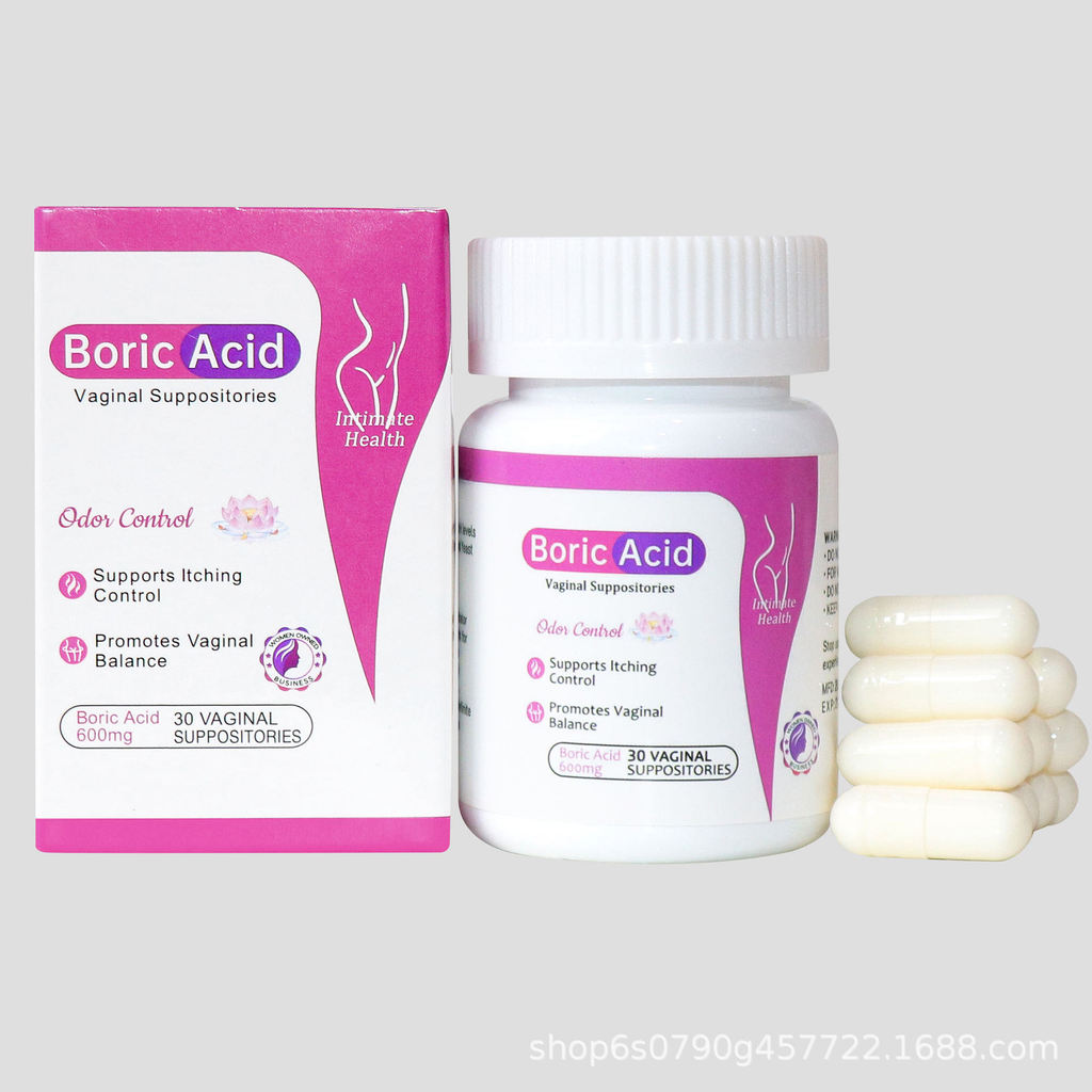 Boric Acid Capsules ช่องคลอด Boric Acid Suppository酸胶 Capsules