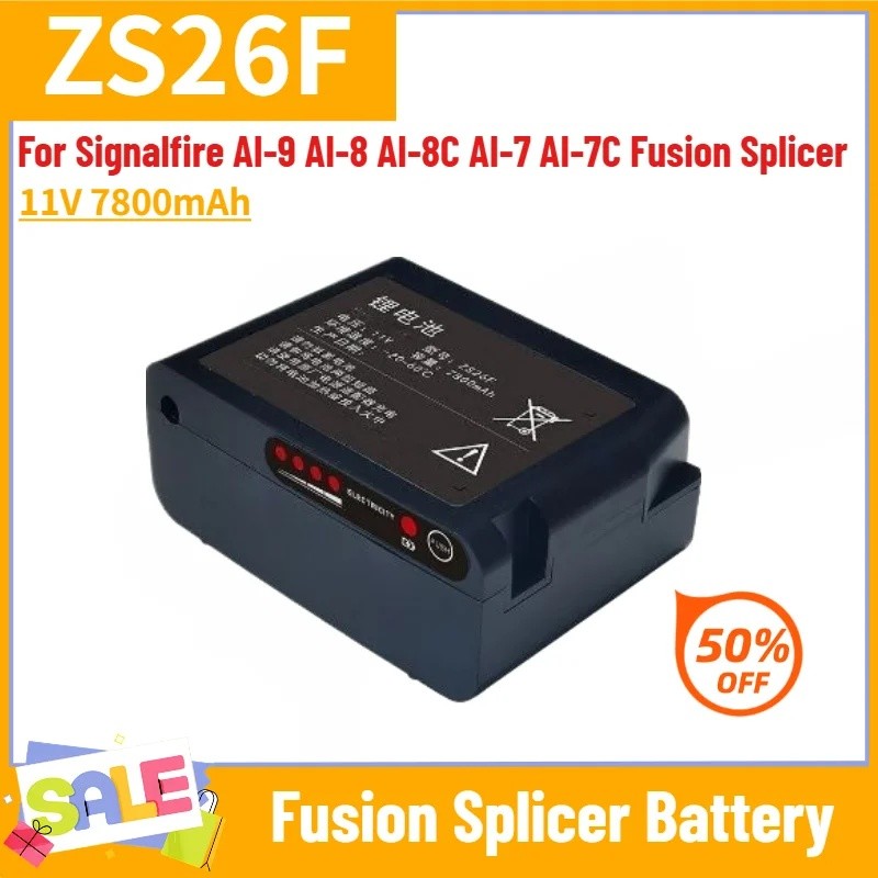 ZS26F แบตเตอรี่คุณภาพสูง 11V 7800mAh สําหรับ Signalfire AI-7 AI-7C AI-9 AI-8 AI-8C Fusion Spacker เป