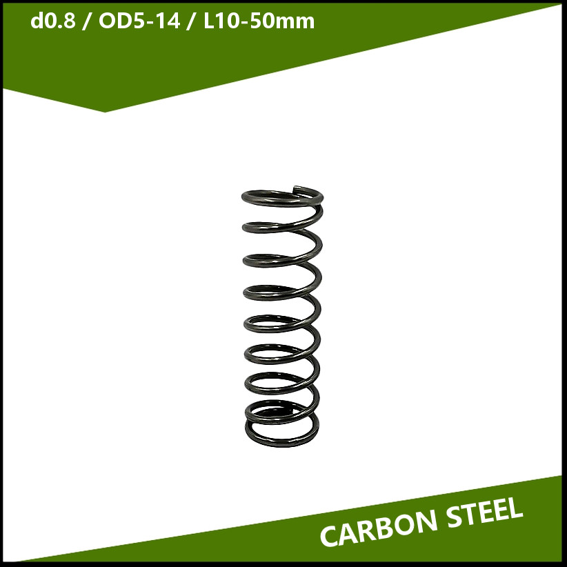 {{{2.LMF}}} สปริงอัดเหล็กคาร์บอน d0.8mm*OD5-14mm*L5-50mm Heavy Duty Industrial Spring 2.แอลเอ็มเอฟ