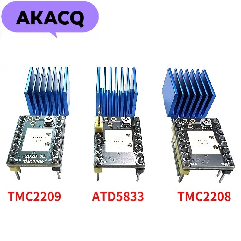 TMC2209 TMC2208 ATD5833 Stepper Motor Driver Stepstick Mute Driver MKS 3D ชิ้นส่วนเครื่องพิมพ์ SKR V