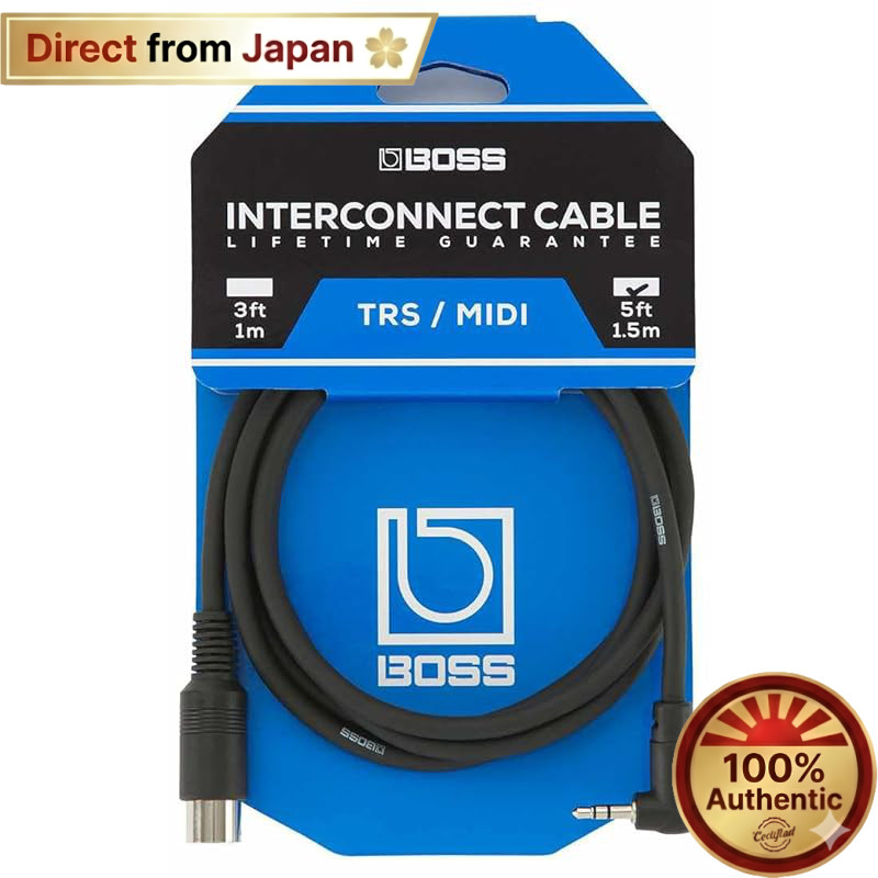 BOSS 3.5mm TRS to MIDI Cable Series