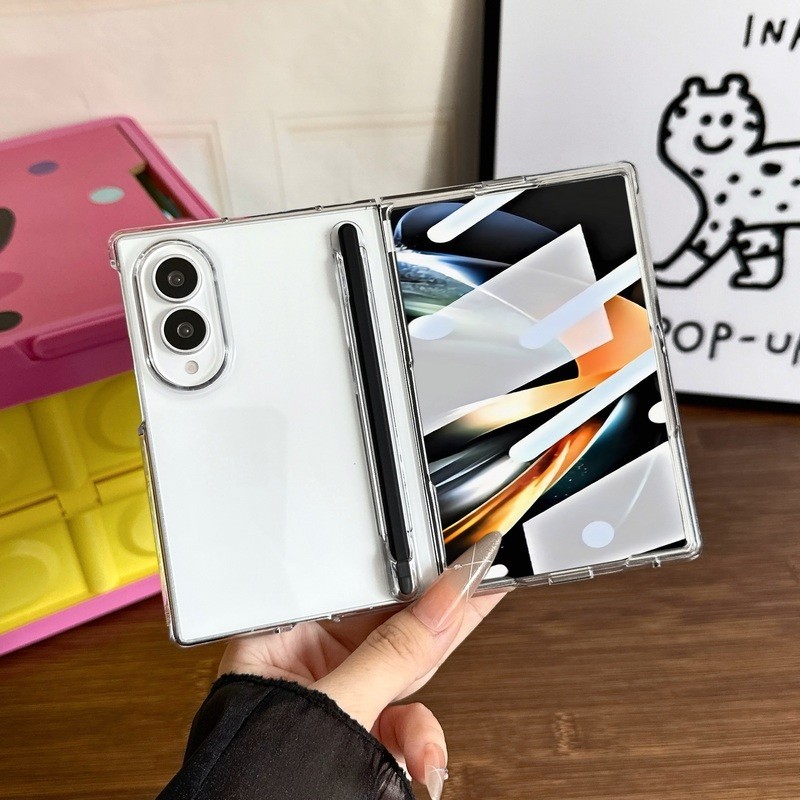 สําหรับ Samsung Galaxy Z Fold8 พับ 8 กว้างกรณี Thin & Light ผิวรู้สึก Matte PC Hard Flip ฝาครอบโทรศัพท์ปลอก Z Fold8 พร้อม HD ด้านหน้าฟิล์มกระจกนิรภัยและปากกา/ช่องเสียบปากกา